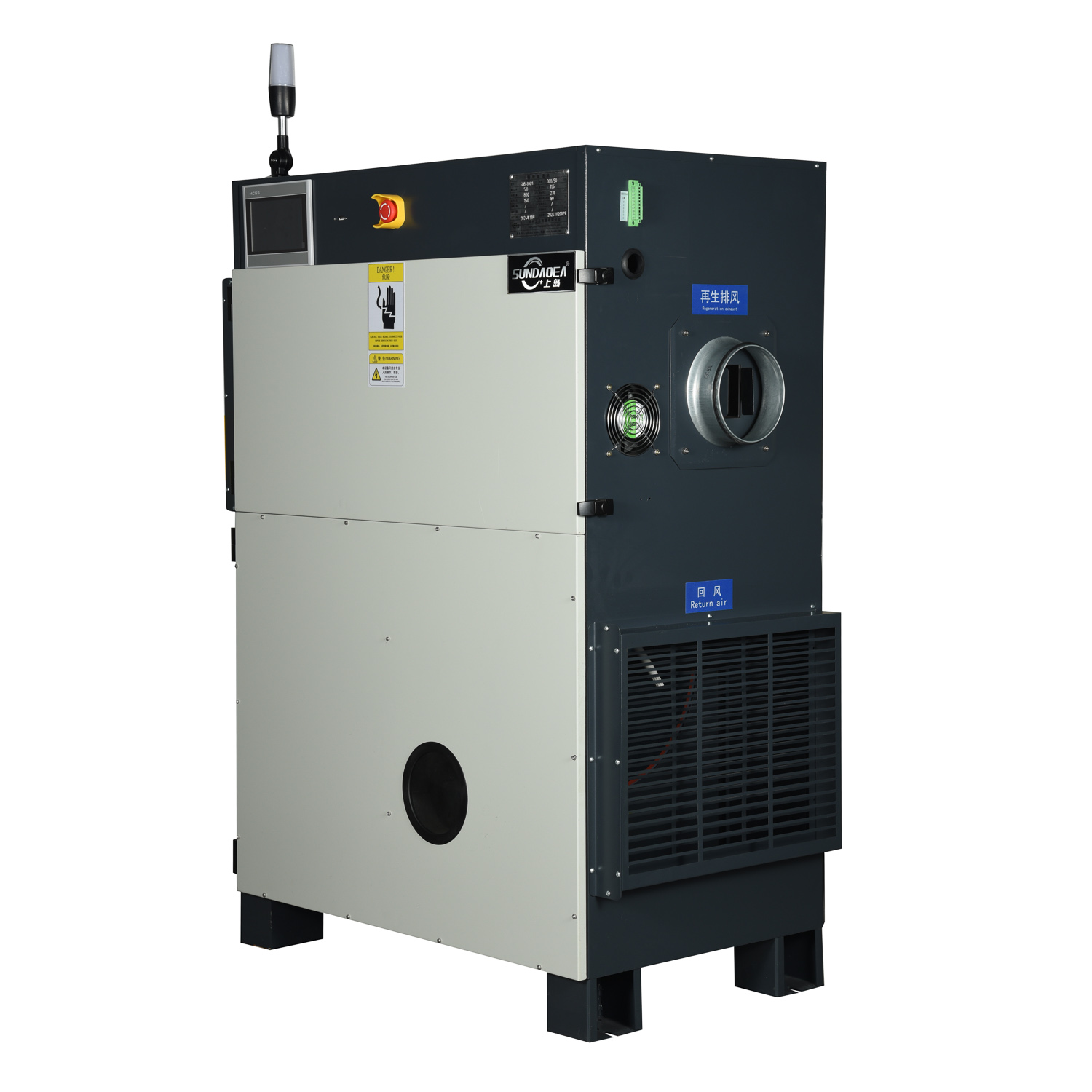 Standard Type Single Machine Rotating Wheel Dehumidifier SDB-1500D